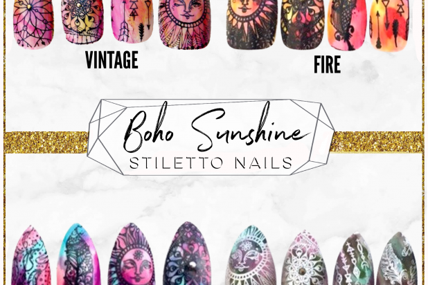 Smoke Pattern Fake Nails Coffin Extra Long Press On Nails With Design  Ballerina Acrylic Super Long False Nails Designer Full Cover Artificial  Nails Co | Fruugo FR