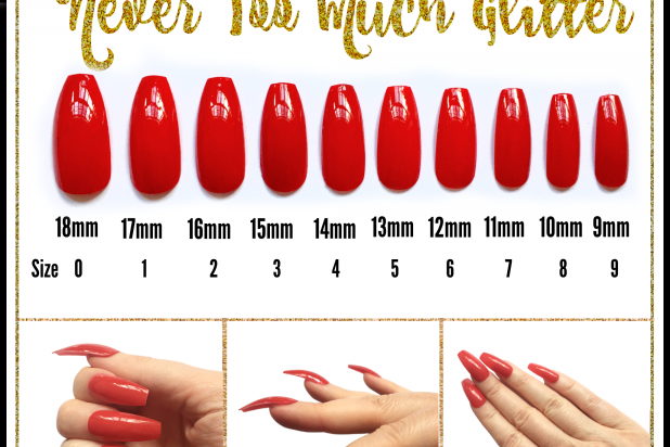 Long Coffin Nails Sample Size Set by NeverTooMuchGlitter
