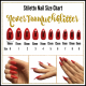 Stiletto Nails Size Chart by NeverTooMuchGlitter