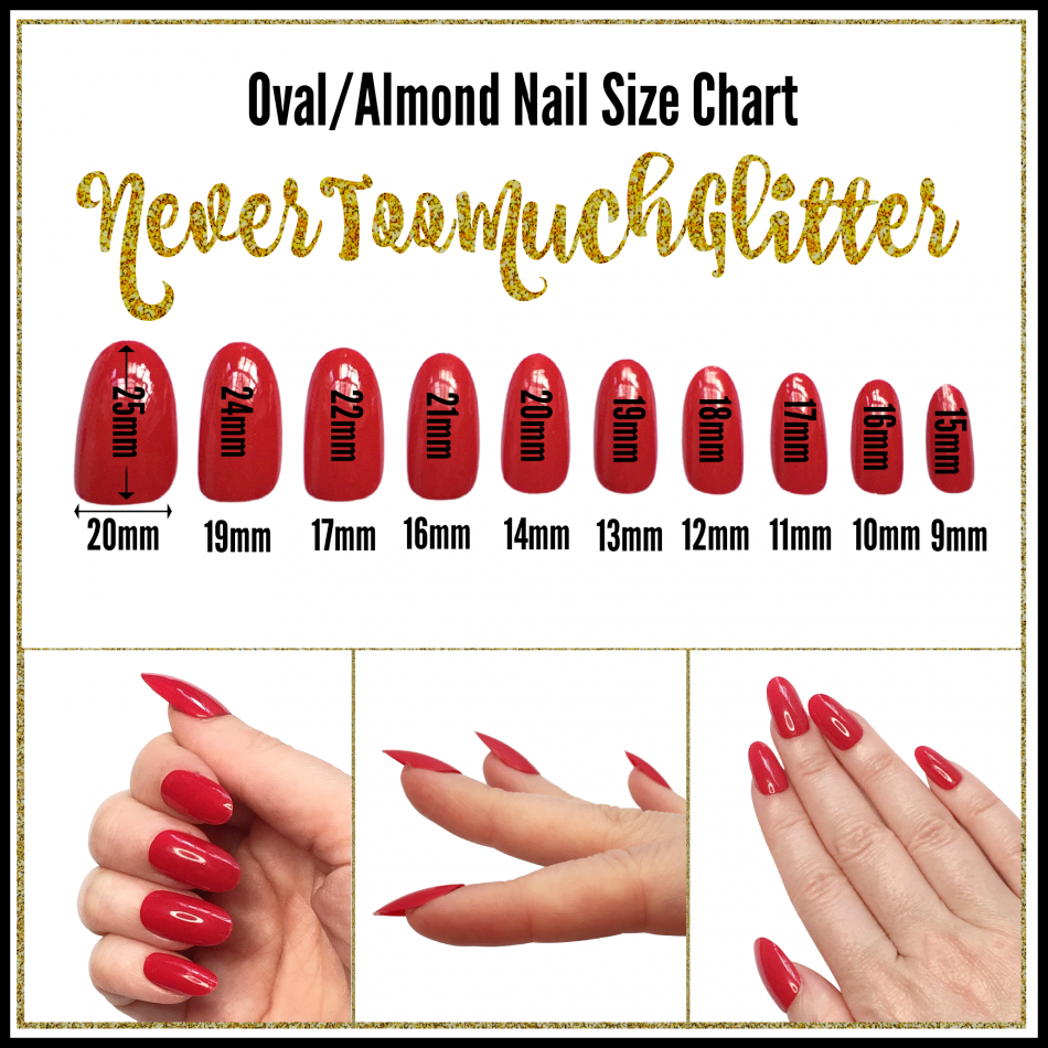 Oval/Almond Nails