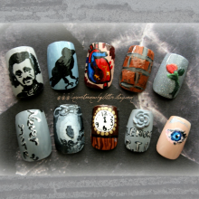 Edgar Allan Poe Nails